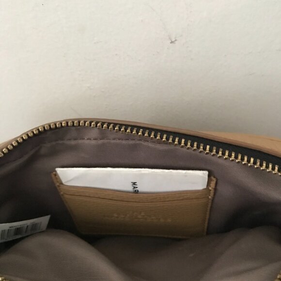 Marc Jacobs The Softshot 21 Crossbody Women's Beige Leather Shoulder Bag - Picture 14 of 14